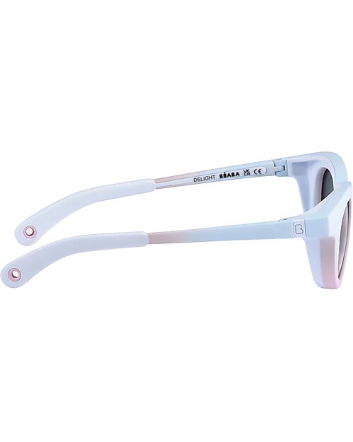 Béaba Occhiali da Sole Delight - Rainbow Freeze - 9-24m con Cinturino - 100% Protezione Raggi UV Occhiali da Sole