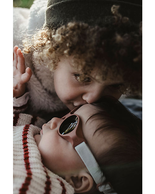 Béaba Occhiali da Sole Glee - Terracotta - 0-9m con Cinturino Regolabile - 100% Protezione Raggi UV Occhiali da Sole