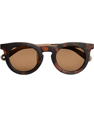 Béaba Occhiali da Sole Sunshine - Marrone Scuro - 4-6 Anni con Cinturino - 100% Protezione Raggi UV Occhiali da Sole