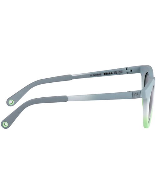 Béaba Occhiali da Sole Sunshine - Rainbow Grey - 4-6 Anni con Cinturino - 100% Protezione Raggi UV Occhiali da Sole