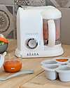 Béaba OUTLET - Robot da Cucina Babycook® Solo - Bianco e Argento - Pasti Sani Veloci e Adatti al tuo Bambino che Cresce - Pezzo di Showroom Cuoci Pappa_