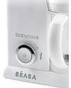 Béaba OUTLET - Robot da Cucina Babycook® Solo - Bianco e Argento - Pasti Sani Veloci e Adatti al tuo Bambino che Cresce - Pezzo di Showroom Cuoci Pappa_