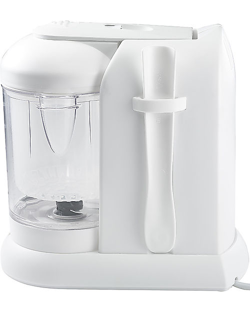 Béaba OUTLET - Robot da Cucina Babycook® Solo - Bianco e Argento - Pasti Sani Veloci e Adatti al tuo Bambino che Cresce - Pezzo di Showroom Cuoci Pappa_