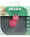 Béaba Piatto con Ventosa - Silicone - Grigio Minerale Piatti e Scodelle