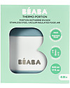 Béaba Porta Pappa Termico - Acciaio Inossidabile - Blu e Bianco - 500 ml Contenitori Termici