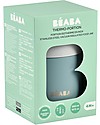 Béaba Porta Pappa Termico - Acciaio Inossidabile - Grigio e Eucalipto - 300 ml Contenitori Termici