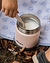 Béaba Porta Pappa Termico - Acciaio Inossidabile - Grigio e Rosa - 300 ml Contenitori Termici