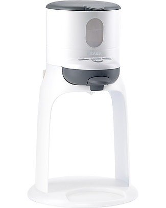 Béaba Preparatore di Biberon Istantaneo 3in1 Bib' Expresso® - Bianco/Grigio - Brevettato - Biberon Pronto in 30 Secondi alla Temperatura Ottimale Accessori Biberon