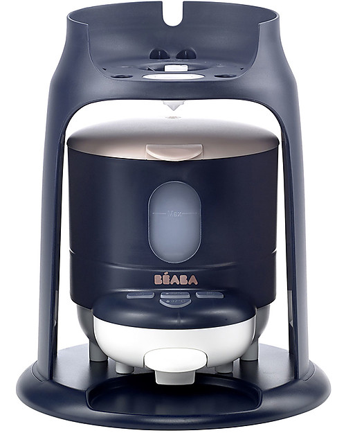 Béaba Preparatore di Biberon Istantaneo 3in1 Bib' Expresso® - Blu Notte - Brevettato - Biberon Pronto in 30 Secondi alla Temperatura Ottimale Accessori Biberon