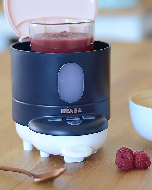 Béaba Preparatore di Biberon Istantaneo 3in1 Bib' Expresso® - Blu Notte - Brevettato - Biberon Pronto in 30 Secondi alla Temperatura Ottimale Accessori Biberon