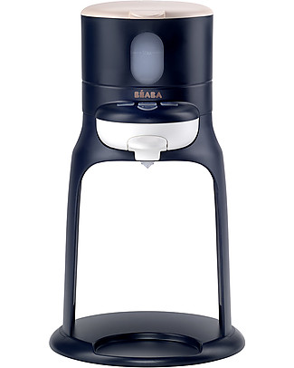 Béaba Preparatore di Biberon Istantaneo 3in1 Bib' Expresso® - Blu Notte - Brevettato - Biberon Pronto in 30 Secondi alla Temperatura Ottimale Contenitori Latte e Snack