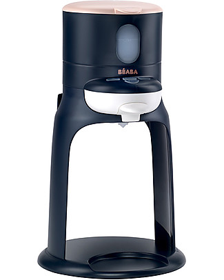 Béaba Preparatore di Biberon Istantaneo 3in1 Bib' Expresso® - Blu Notte - Brevettato - Biberon Pronto in 30 Secondi alla Temperatura Ottimale Contenitori Latte e Snack