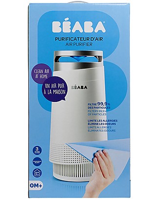 Béaba Purificatore di Aria - Touch Screen e Luce Notturna - Limita le Allergie e Elimina gli Odori Purificatori Aria_
