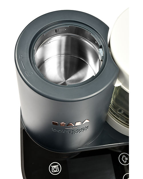 Béaba Robot da Cucina Babycook Smart - Grigio Antracite - Pasti Sani Veloci e Adatti al tuo Bambino che Cresce Cuoci Pappa_