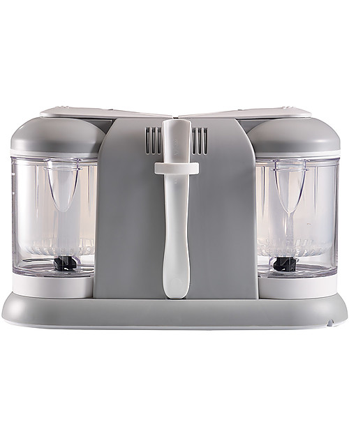 Béaba Robot da Cucina Babycook® Duo - Grigio - Pasti Sani Veloci e Adatti al tuo Bambino che Cresce Cuoci Pappa_