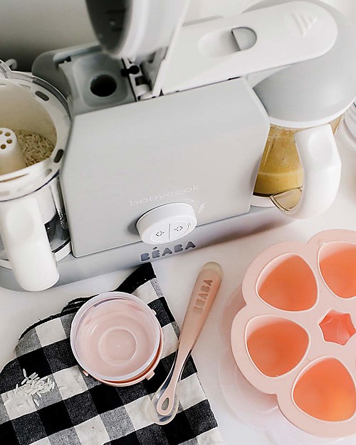 Béaba Robot da Cucina Babycook® Duo - Grigio - Pasti Sani Veloci e Adatti al tuo Bambino che Cresce Cuoci Pappa_