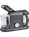 Béaba Robot da Cucina Babycook® Duo - Grigio Scuro - Pasti Sani Veloci e Adatti al tuo Bambino che Cresce Cuoci Pappa_