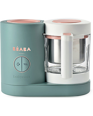 Béaba Robot da Cucina Babycook® Neo - Eucalipto - Pasti Sani Veloci e Adatti al tuo Bambino che Cresce Cuoci Pappa_