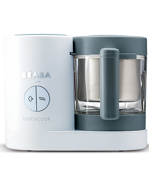 Béaba Robot da Cucina Babycook® Neo - Grigio e Bianco - Pasti Sani Veloci e Adatti al tuo Bambino che Cresce Cuoci Pappa_