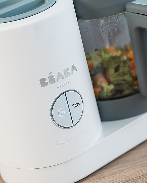 Béaba Robot da Cucina Babycook® Neo - Grigio e Bianco - Pasti Sani Veloci e Adatti al tuo Bambino che Cresce Cuoci Pappa_