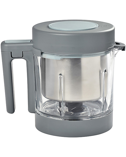 Béaba Robot da Cucina Babycook® Neo - Grigio e Bianco - Pasti Sani Veloci e Adatti al tuo Bambino che Cresce Cuoci Pappa_