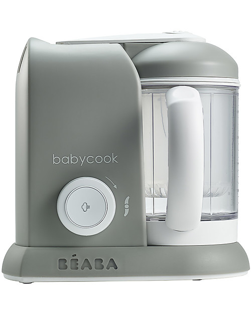 Béaba Robot da Cucina Babycook® Solo - Grigio - Pasti Sani Veloci e Adatti al tuo Bambino che Cresce Cuoci Pappa_