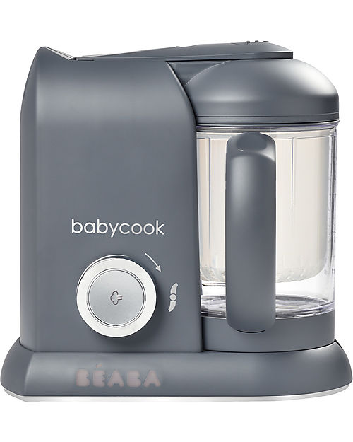 Béaba Robot da Cucina Babycook® Solo - Grigio Scuro - Pasti Sani Veloci e Adatti al tuo Bambino che Cresce Cuoci Pappa_