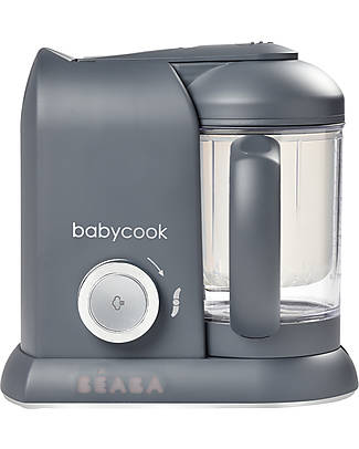 Béaba Robot da Cucina Babycook® Solo - Grigio Scuro - Pasti Sani Veloci e Adatti al tuo Bambino che Cresce Cuoci Pappa_