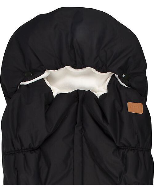 Béaba Sacco Imbottito per Passeggino - Nero/Bianco - da 6 a 24 Mesi Sacchi Passeggino