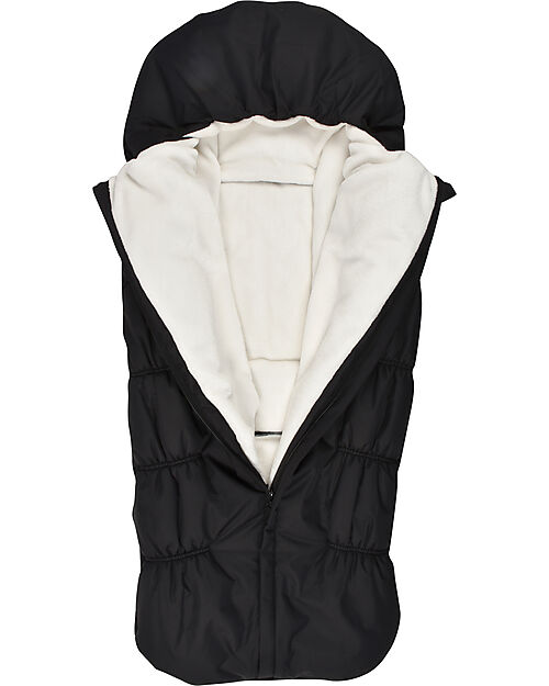 Béaba Sacco Imbottito per Passeggino - Nero/Bianco - da 6 a 24 Mesi Sacchi Passeggino