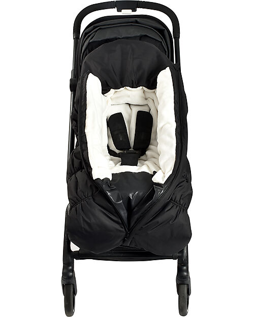 Béaba Sacco Imbottito per Passeggino - Nero/Bianco - da 6 a 24 Mesi Sacchi Passeggino