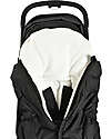 Béaba Sacco Imbottito per Passeggino - Nero/Bianco - da 6 a 24 Mesi Sacchi Passeggino