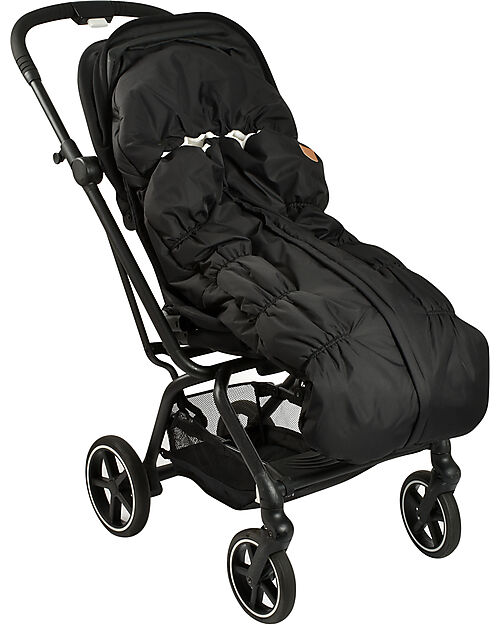 Béaba Sacco Imbottito per Passeggino - Nero/Bianco - da 6 a 24 Mesi Sacchi Passeggino