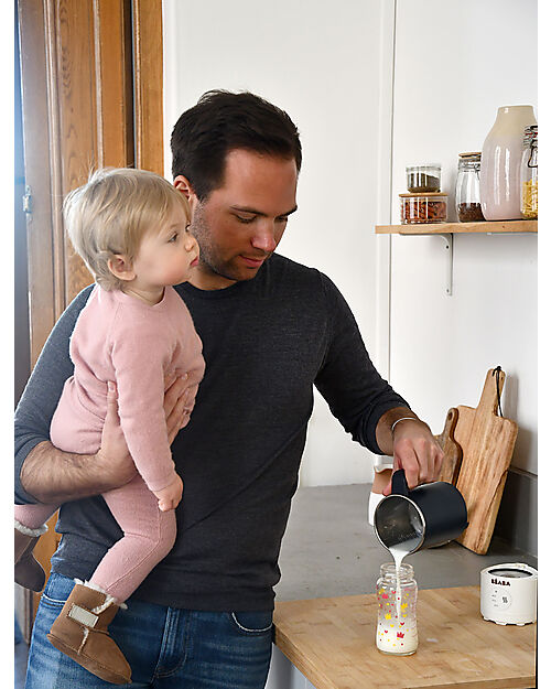 Béaba Scalda Latte 3 Temperature - Blu - Biberon Pronto in Pochi Minuti! Cuoci Pappa_