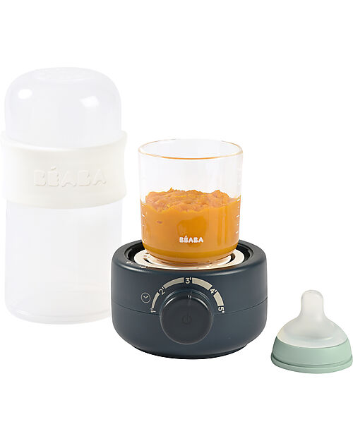 Béaba Scaldabiberon e Sterilizzatore - Blu Notte - con Timer Cuoci Pappa_