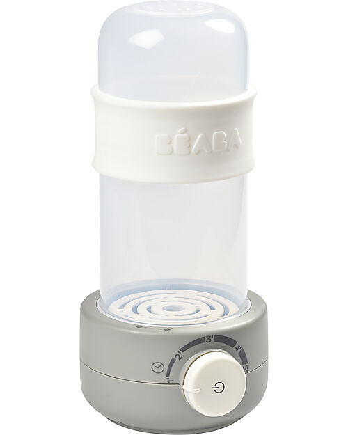 Béaba Scaldabiberon e Sterilizzatore - Grigio - Con Timer Cuoci Pappa_