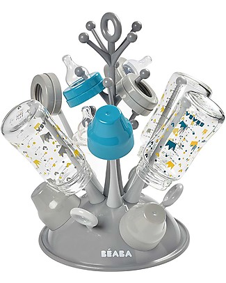 Béaba Scola Biberon Albero - Grigio - Impila fino a 6 Biberon Accessori Biberon