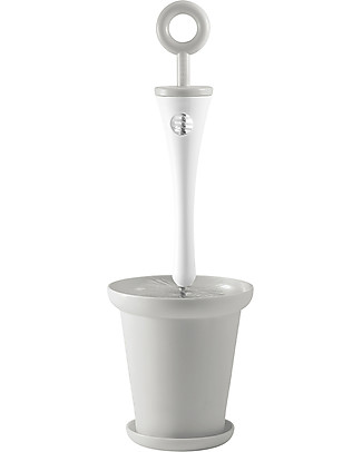 Béaba Scovolino per Biberon e Accessori 2in1 con Vassoio - Grigio - Mantiene Asciutte le Superfici della Cucina Biberon_
