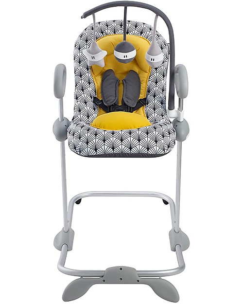 Béaba Sdraietta Up&Down III - Yellow Palm Tree - Edizione Speciale - Tecnologia Brevettata - Comoda per i Genitori e per i Bambini Sdraiette_