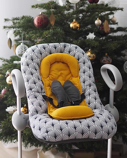 Béaba Sdraietta Up&Down III - Yellow Palm Tree - Edizione Speciale - Tecnologia Brevettata - Comoda per i Genitori e per i Bambini Sdraiette_