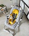 Béaba Sdraietta Up&Down III - Yellow Palm Tree - Edizione Speciale - Tecnologia Brevettata - Comoda per i Genitori e per i Bambini Sdraiette_