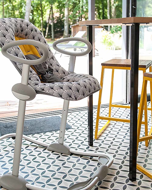 Béaba Sdraietta Up&Down III - Yellow Palm Tree - Edizione Speciale - Tecnologia Brevettata - Comoda per i Genitori e per i Bambini Sdraiette_