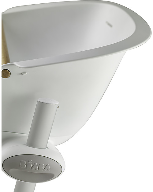 Béaba Seggiolone Up&Down - Tecnologia Brevettata - Grigio/Bianco - Adattabile in Altezza per Tutti i Tavoli Seggioloni Pappa