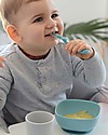 Béaba Set Completo per Pappa - 4 pezzi - Silicone - Jungle Set Pappa