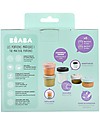 Béaba Set di 6 Contenitori per Alimenti - 2 da 90 ml + 4 da 150 ml - Pratici e Impilabili Contenitori per Alimenti