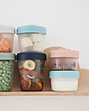 Béaba Set di 6 Contenitori per Alimenti - 2x90 ml + 2x150 ml + 2x250 ml - Pratici e Impilabili Contenitori per Alimenti