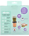 Béaba Set di 6 Contenitori per Alimenti - 2x90 ml + 2x150 ml + 2x250 ml - Pratici e Impilabili Contenitori per Alimenti