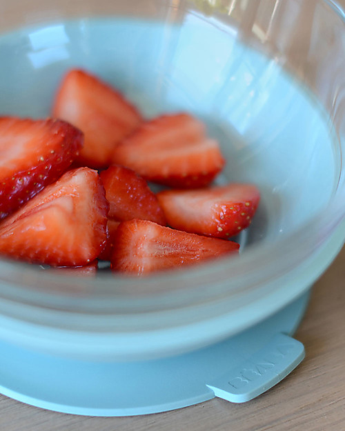 Béaba Set Pappa in Vetro con Ventosa - Piatto + Scodella + Bicchiere - Jungle - Fatto in Francia Set Pappa