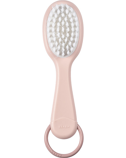Béaba Spazzola + Pettine per Bambino 2in1 - Rosa - Ideale per la Beauty Routine del tuo Piccolo Kit Toilette Neonato
