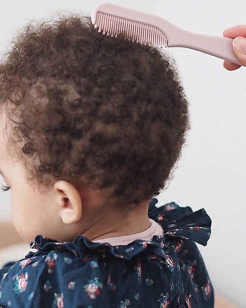 Béaba Spazzola + Pettine per Bambino 2in1 - Rosa - Ideale per la Beauty Routine del tuo Piccolo Kit Toilette Neonato